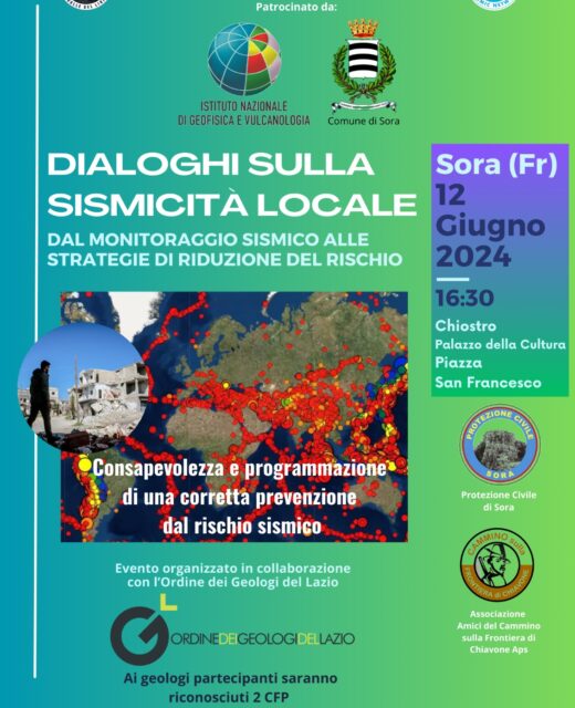 “Dialoghi sulla Sismicità Locale” – Sora 12 Giugno 202