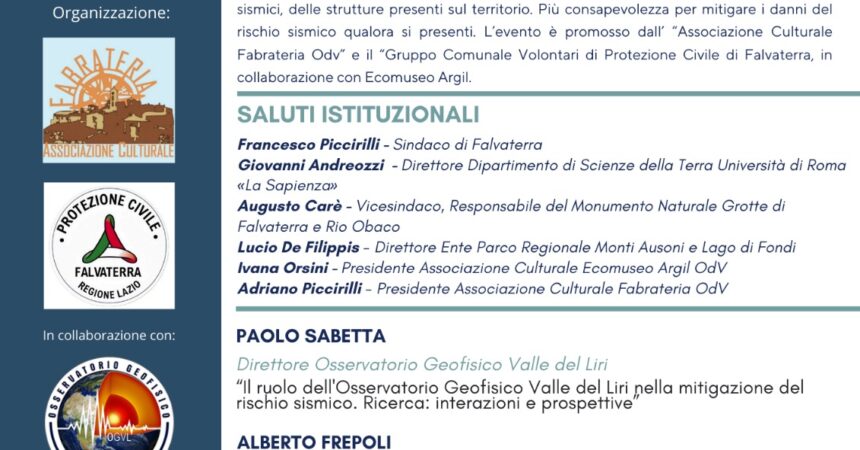 7° Convegno sull’Ambiente a Falvaterra (Fr)